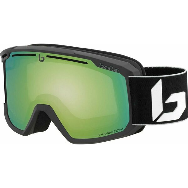 Bolle Maddox Black Corp Matte w/ Phantom Green Emerald Photochromic Cat 1 to 3 (demo)