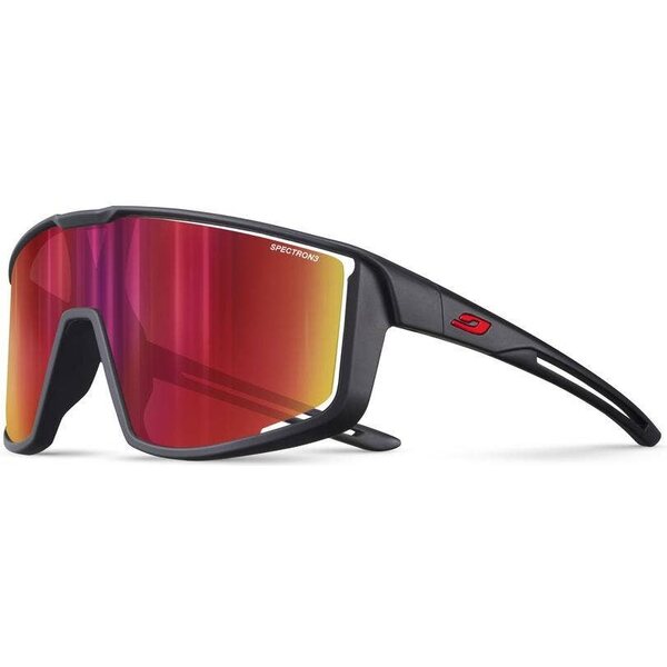 Julbo Fury S Black, Rot Flash Lens