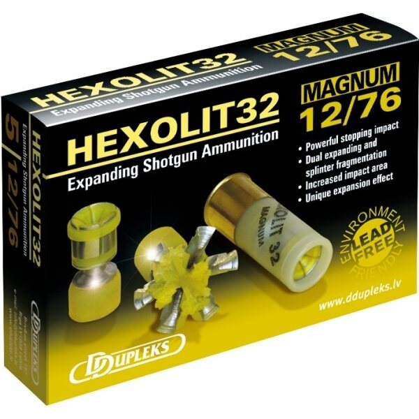 DDupleks 12/76 Hexolit 32g Magnum, 5 unités
