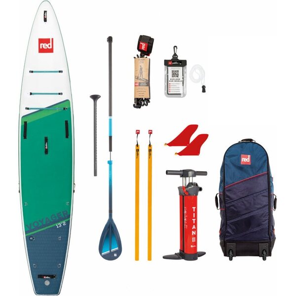 Red Paddle Co 13'2" x 30" Voyager+ Touring package