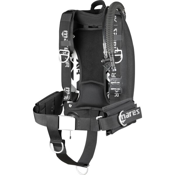 Mares XR-Rec Silver Single Backmount Set - XR-line