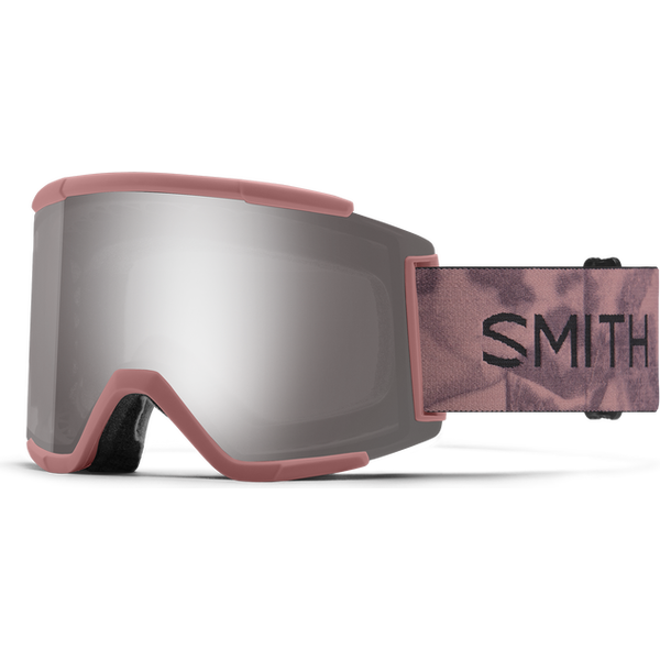 Smith Squad XL, Chalk Rose Bleached w/Chromapop Sun Platinum Mirror + ChromaPop Storm Blue Sensor Mirror
