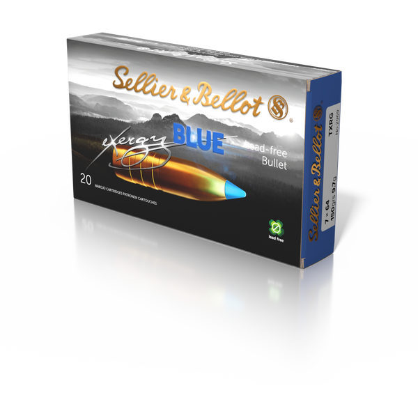 Sellier & Bellot 7x64 eXergy Blue TXRG 9,7g 158gr 20kpl