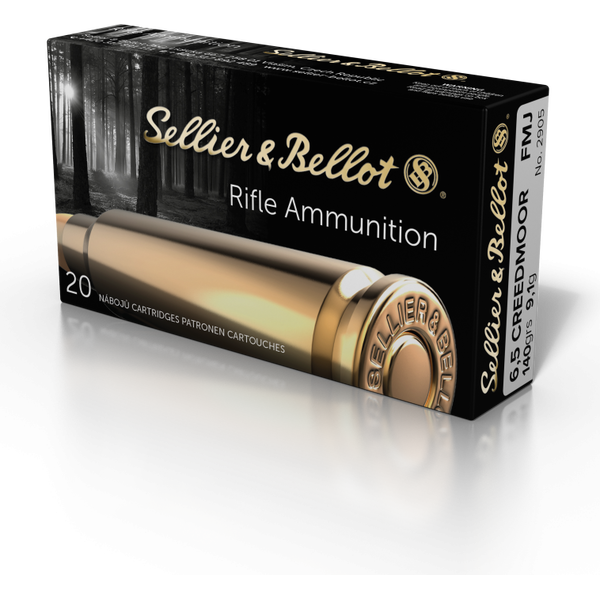 Sellier & Bellot 6.5 Creedmoor 9.1g FMJ BT 20 db