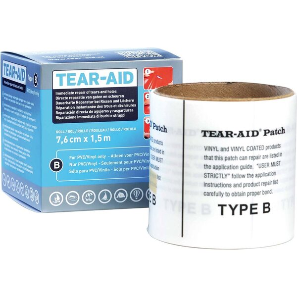 Tear-Aid B - Vinyylin ja PVC-muovin korjausteippirulla