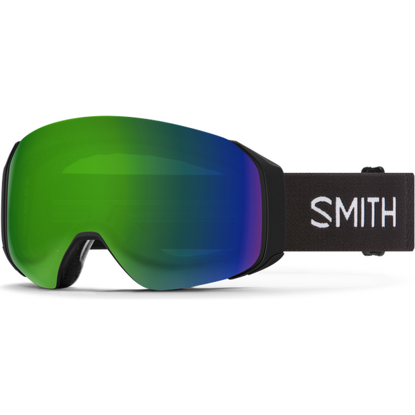 Smith 4D Mag S, Black w/ Chromapop Sun Green Mirror + Chromapop Storm Blue Sensor Mirror