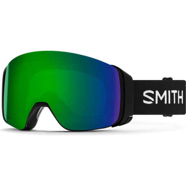 Smith 4D Mag, Black w/ Chromapop Sun Green Mirror + Chromapop Storm Rose Flash