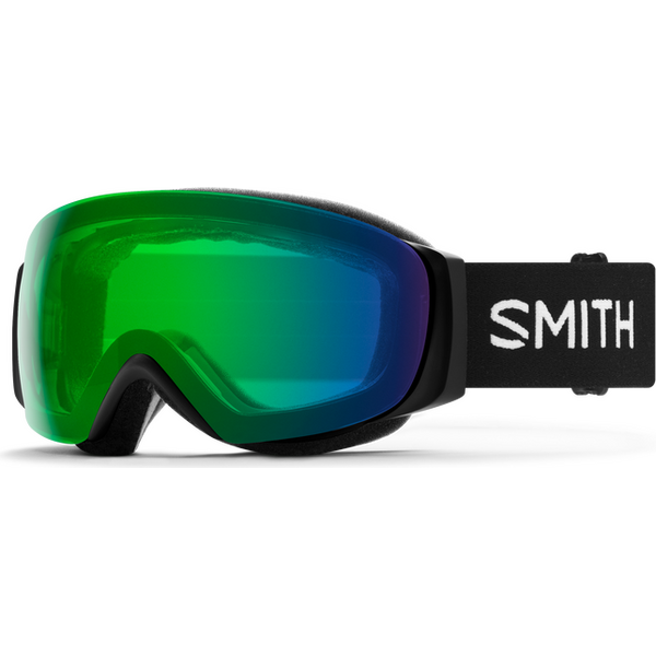 Smith I/O Mag S, Black w/ Chromapop Everyday Green Mirror + Chromapop Storm Blue Sensor Mirror