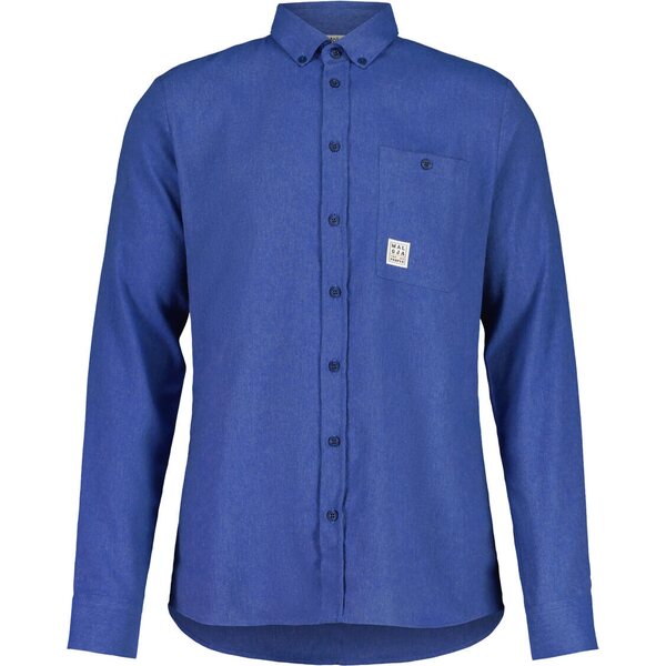 Maloja Tom lM Flannel Shirt Mens Miesten Pitk hihaiset Kauluspaidat 
