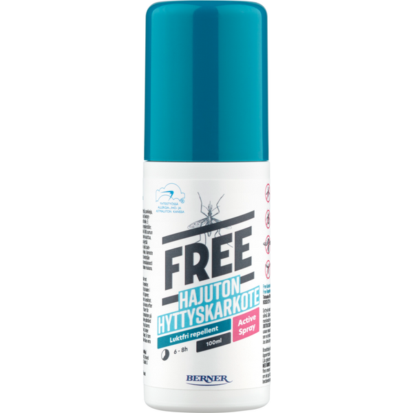 Free Repellent Active Spray, 100ml