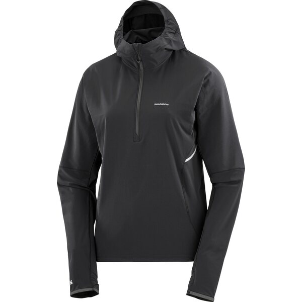 Salomon Sense Aero Hybrid Half Zip Hood Jacket Womens