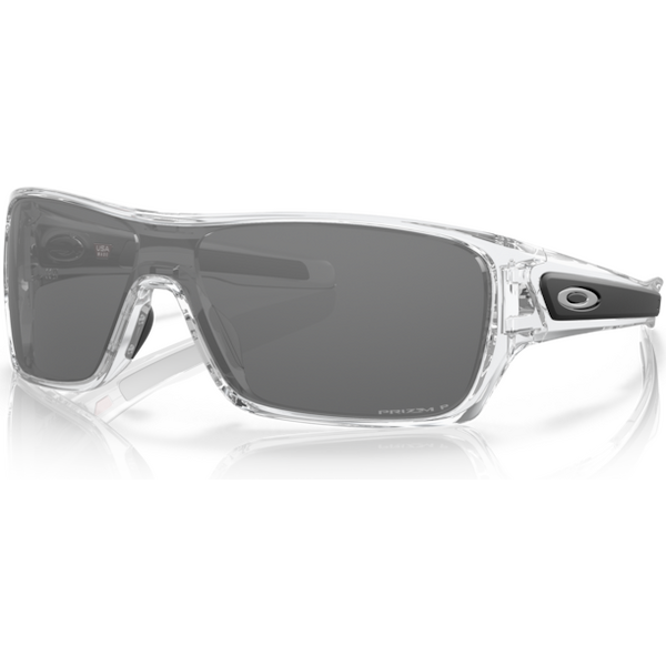 Oakley Turbine Rotor, Polished Clear w/ Prizm Black Polarized