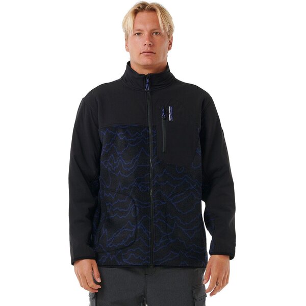 Rip Curl Anti Series Search Zip Crew Mens