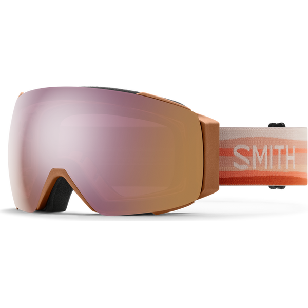 Smith I/O Mag, Mirage w/ Chromapop Everyday Rose Gold Mirror + Chromapop Storm Blue Sensor Mirror