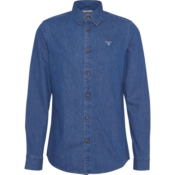 Barbour Chambray Crest Tailored Fit Shirt Mens