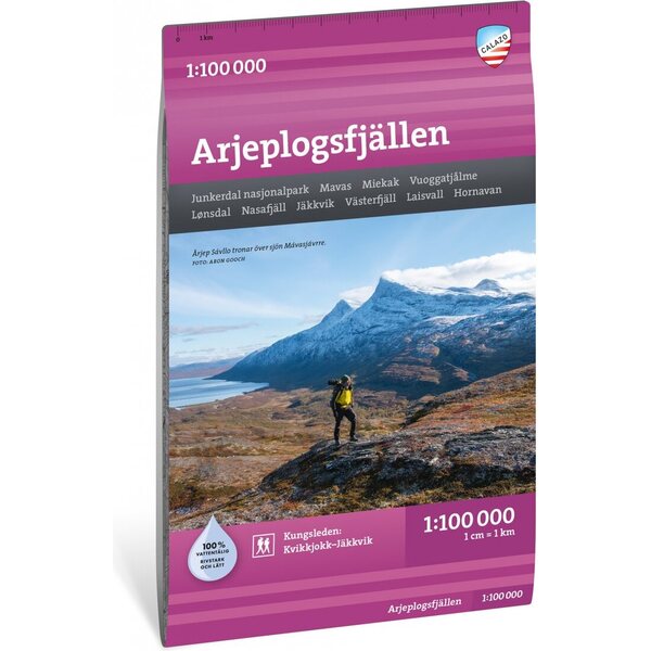 Calazo Arjeplogsfjällen 1:100 000