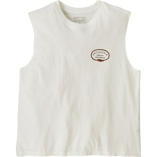 Patagonia Clean Climb Roots Boxy Organic Tank Womens