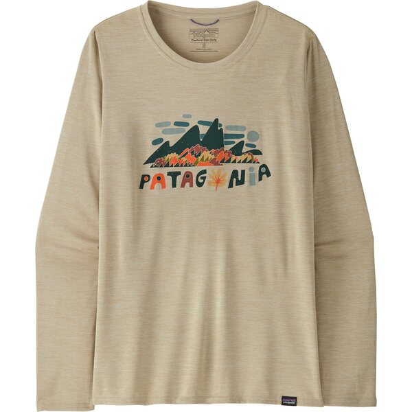 Patagonia Long-Sleeved Capilene Cool Daily Graphic Shirt Womens
