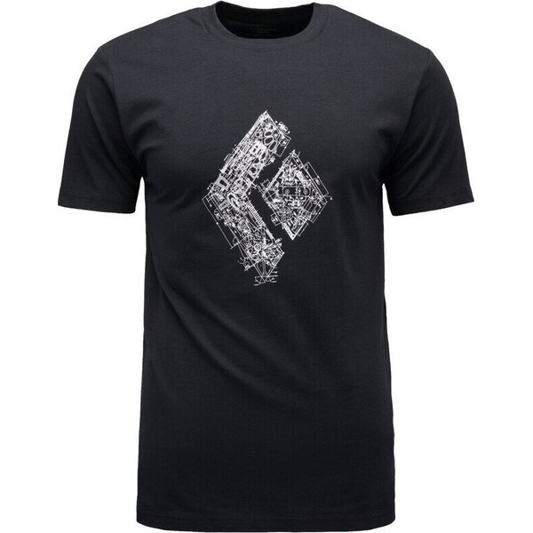 Black Diamond Engineered Diamond Short Sleeve Tee Mens