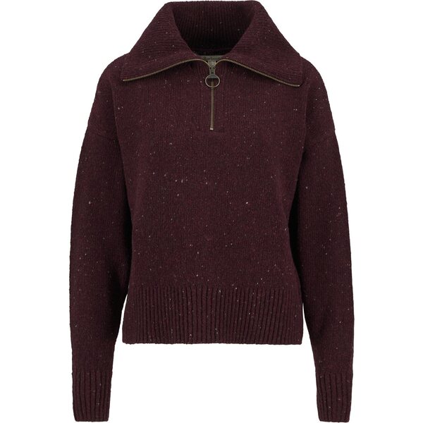 Barbour Lavensdale Half Zip Knitted Jumper Womens