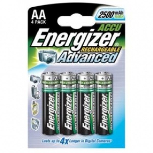 Energizer Ladattava paristo AA 2450 mAh 4 kpl