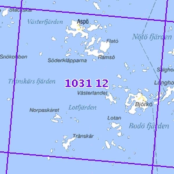 Aspö 81/84, taitettu, 1031 12 Peruskartta 