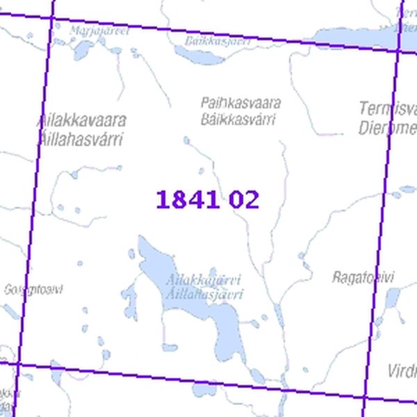 Ailakkavaara 63/65, taitettu, 1841 02 Topogr kartta