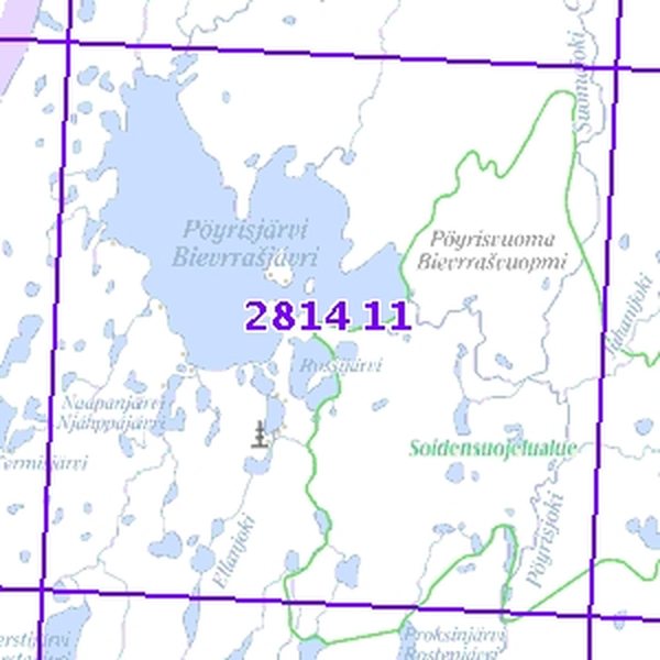 pöyrisjärvi kartta Pöyrisjärvi 67/73, taitettu, 2814 11 Topogr kartta | Varuste.