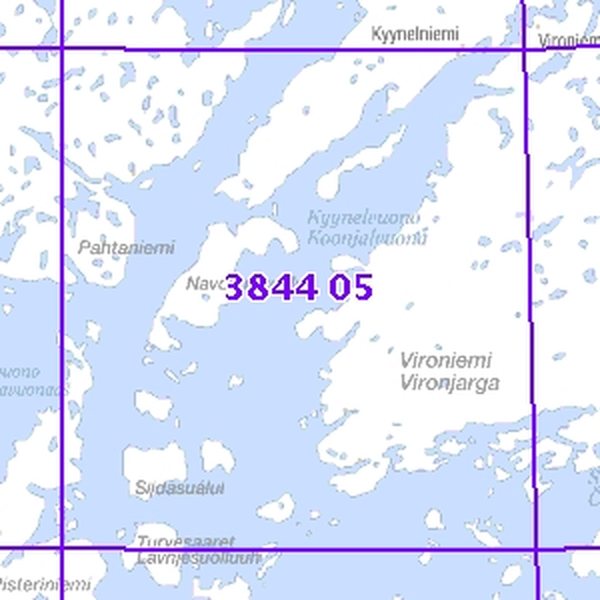 Kyynelvuono 61/71, taitettu, 3844 05 Topogr kartta  English