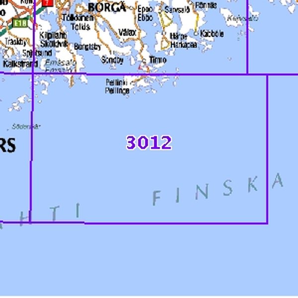 Pellinki 97/98, SK, taitettu, 3012 Topografinen kartta  Eesti  keel