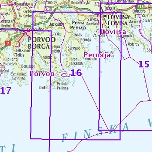 Coastal Map 16, Pellinki-Loviisa, 2007 | Seas  English