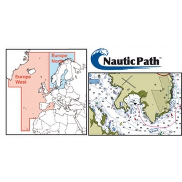 Lowrance Nautic Path, Merikartta, Etelä-Eurooppa