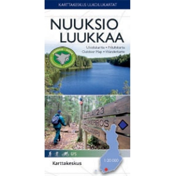 Nuuksio-Luukkaa 1:20 000 ulkoilukartta 2008