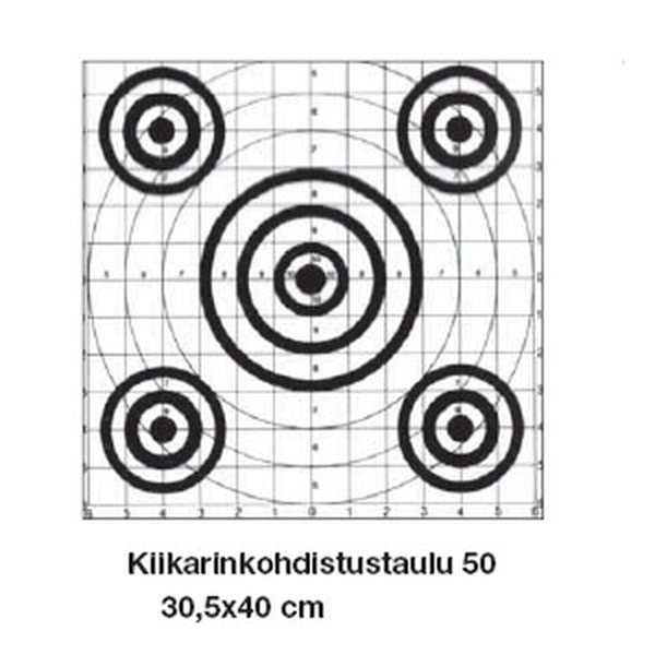 Tarkka Rifle Scope Alignment Target 30,5 x 40cm