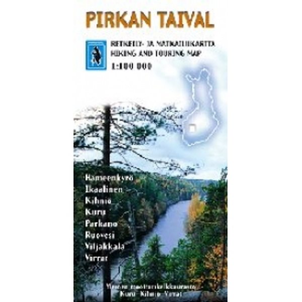 Pirkan taival, retkeily- ja matkailukartta, 1:100 000, 2004 | Suomen  retkeily- ja ulkoilukartat 