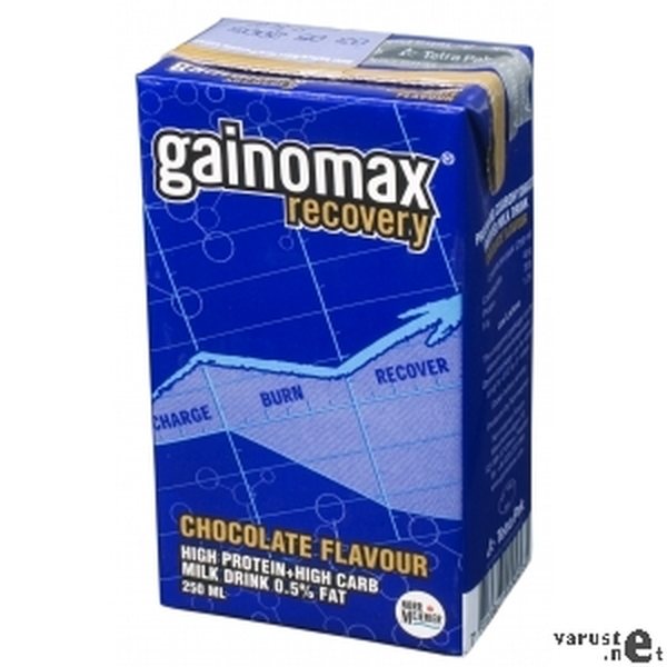 Gainomax Maitopohjainen palautumisjuoma, 250 ml:n tetra