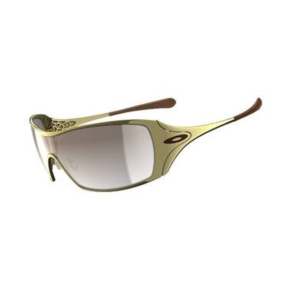 Oakley Dart, polished gold, brown gradient