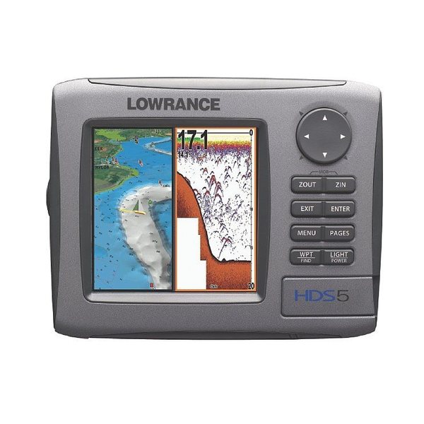 ローランス HDS-5 GPS LOWRANCE 魚探-