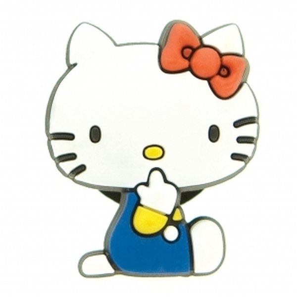 Jibbitz Hello Kitty sitting