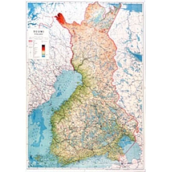 Suomi 1933 1:1 milj., 83x119 cm 