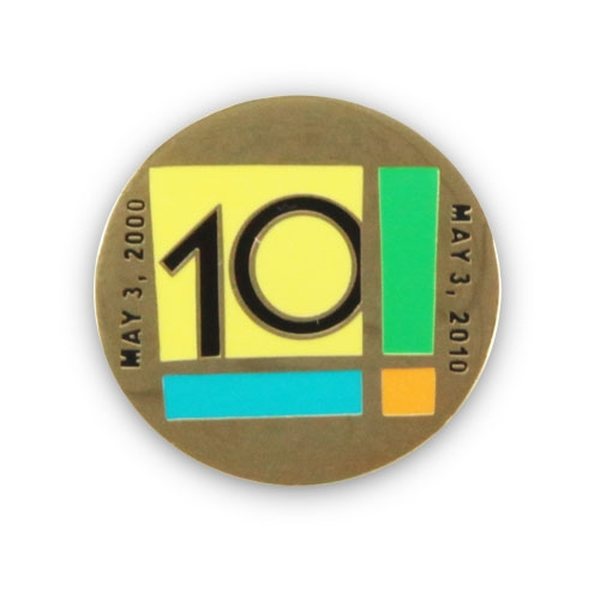 Groundspeak Micro 10 Year Anniversary Geocoin