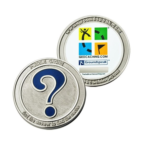 Groundspeak Puzzle Cache Icon Geocoin