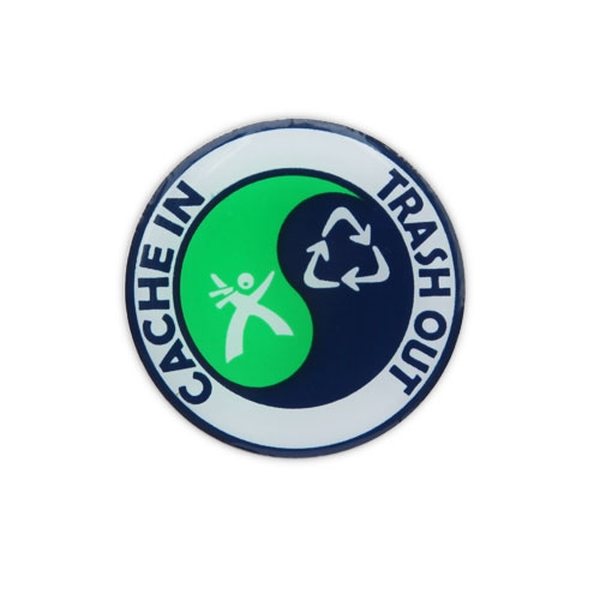 Groundspeak Cache In Trash Out Lapel Pin