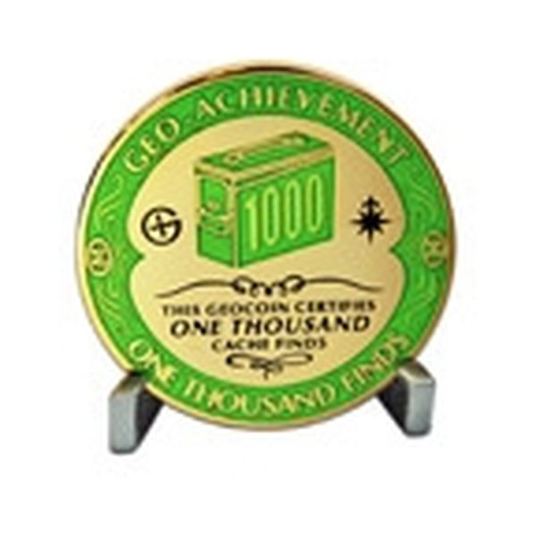 Groundspeak 1,000 Finds - Geo Achievement Award