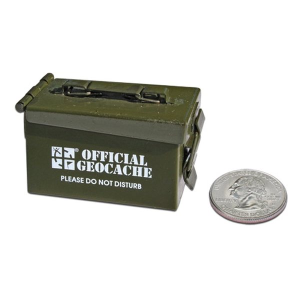 Groundspeak Micro Ammo Can Cache Container