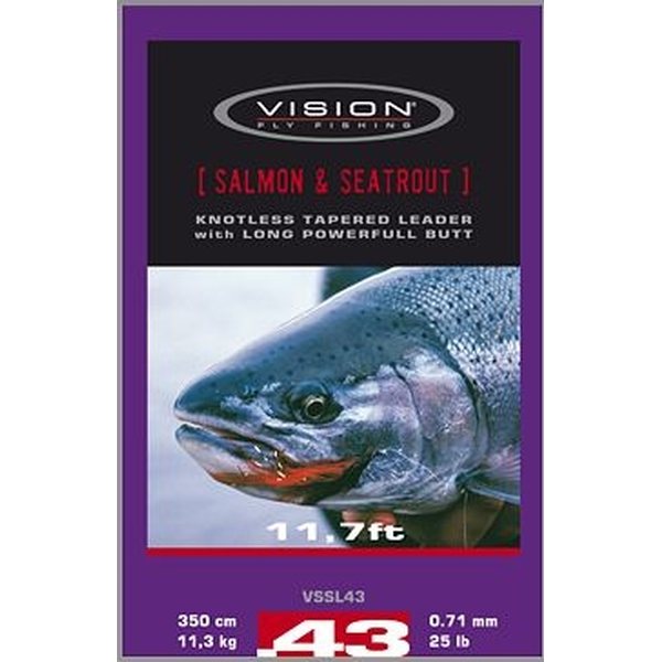 Vision Salmon & Seatrout leaders( 3,5m / 11'7"ft )