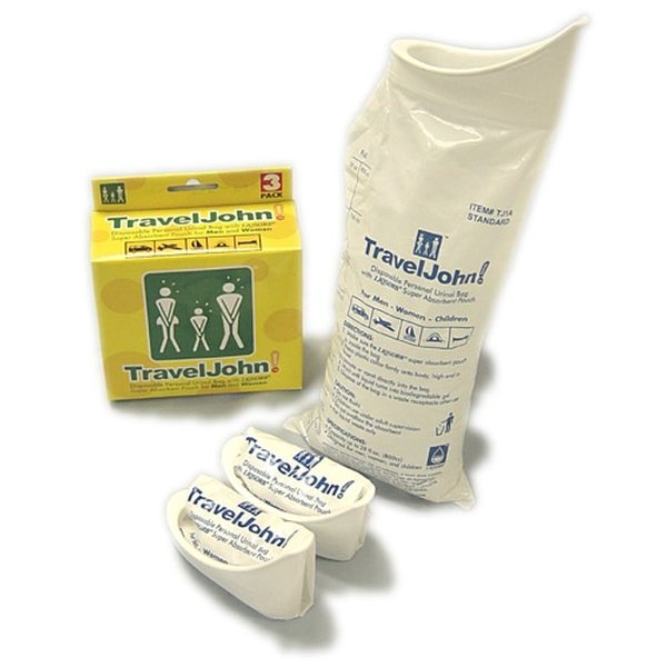 TravelJohn Disposable urinal (3pcs)