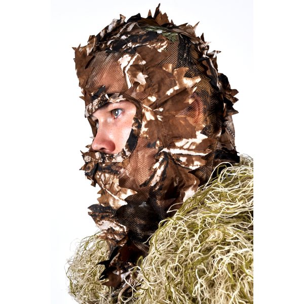 Tower Hill 3-D leafy camo head net and gloves