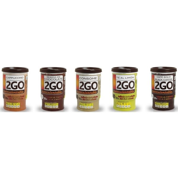 2GO Self warming drink