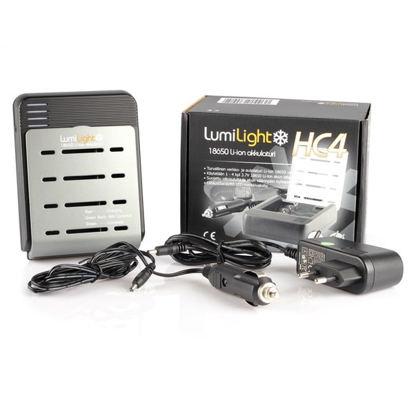 Lumilight 18650 Battery Charger HC4, 4x18650